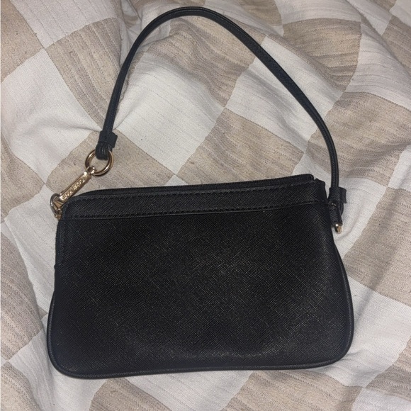 Calvin Klein Black and Gold Shoulder Bag - Picture 2 of 3